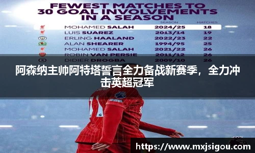 阿森纳主帅阿特塔誓言全力备战新赛季，全力冲击英超冠军